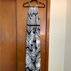 Soma Black and White Maxi Dress